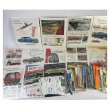 Car, Tire Ads, Maps, Stamps; Goodyear, Ford, Sincl