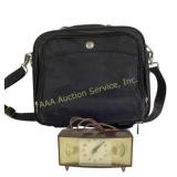 General Electric Clock Radio, Black Dell Bag