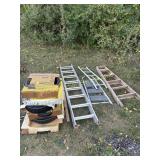 Ladders, lawn and garden edging
