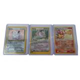 3 Older Collectible Pokemon Holo Cards