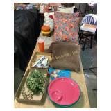 Plastic Serve and Carry, Throw Pillows, Dreamcatch