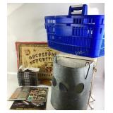 Mystic Tray Board, Ice Fishing Box, Baseball Cards