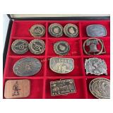 Belt Buckles Featuring Bicentennial, Raleigh Light