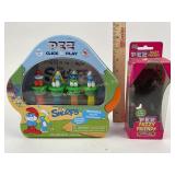 Nos Pez The Smurfs Collectors Tin & Game & Cat
