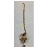 1/20 12K GF clear and purple stone brooch, pin