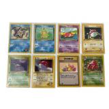 8 Pokemon 1st Edition Cards