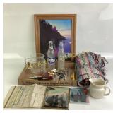 Sun Crest, Nehi Bottles, Pitcher, Picture Frame, R