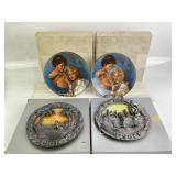 Gorham Plates, Michael Ricker Pewter Plates