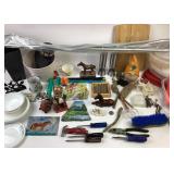 Tupperware, Plates, Tools, Figurines