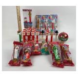 30 Collectible Christmas Pez, some Nos