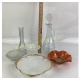Milk Glass, Carnival Glass, Pr