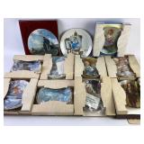 Decorative Plates with Portraits, Landscapes