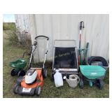 Stihl electric lawnmower, spreaders, sweepers