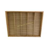 Wooden Cassette Case With Compartments