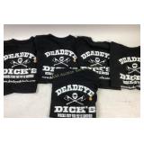 Five Deadeye Dickï¿½s Graphic T-Shirts Size Large