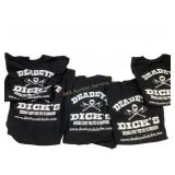 Five Deadeye Dickï¿½s Graphic T-Shirts Size Large