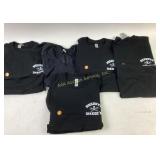 Five Deadeye Dicks Black T-Shirts Size Large