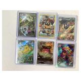 6 Pokemon Full Art Cards