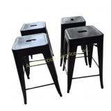 Metal Stools (4) 24 in. Tall