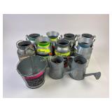 Metal Milk Jugs, Water Cans, Bucket
