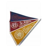 Vintage Pennants Colleges lot of 3 Pennsylvania,