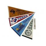 Vintage Pennants lot of 4 Hawaii, NCAA 1987 New