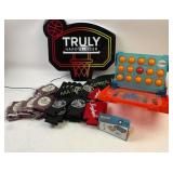 Truly Lighted Sign, Branded Koozies, Battleship Ga