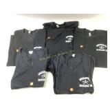 Five Deadeye Dickï¿½s Black T-Shirts Size Large