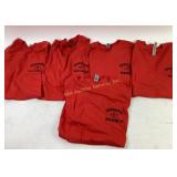 Five Red Deadeye Dickï¿½s Branded T-Shirts Size XL