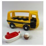 Vintage Little Tikes Bus, Boat and Figure
