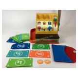 Vintage Fisher Price Case Register with Extra