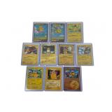 10 Pokemon Pikachu Cards