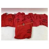 Five Red Deadeye Dickï¿½s Graphic T-Shirts Size Larg
