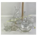 Glassware With Decanters, Bowls, Glasses