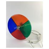 Christmas color wheel, spins and works.