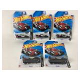 5 Hotwheels Zamac Nos