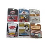 6 Greenlight 1:64 Diecast Cars, Elvis, Texaco