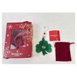 Waterford Crystal Shamrock Ornament, Stoneware Jug