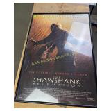 Shawshank Redemption Movie Theater Poster Framed