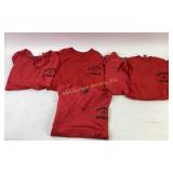 Five Red Deadeye Dickï¿½s Logo T-Shirts Size Medium
