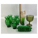 Anchor Hocking Emerald Green Tray, AH Forest Green