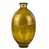 Green/Yellow Glass Bubble Vase
