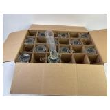 24 Tall Beer Glasses in Box