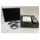Dell Monitor, Royal Cash Drawer, Safevant, Verifon