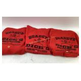 Three Red Deadeye Dickï¿½s Graphic T-Shirts Size 3XL