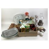 Oil lamp, Glassware, Candleholders, Cups, Melamine