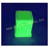 Uranium Glass Toothpick Holder