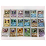18 Pokemon older collectible trading cards