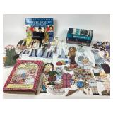 Large Lot of  Vintage Paper Dolls  The