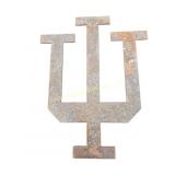 Metal Indiana University Sign